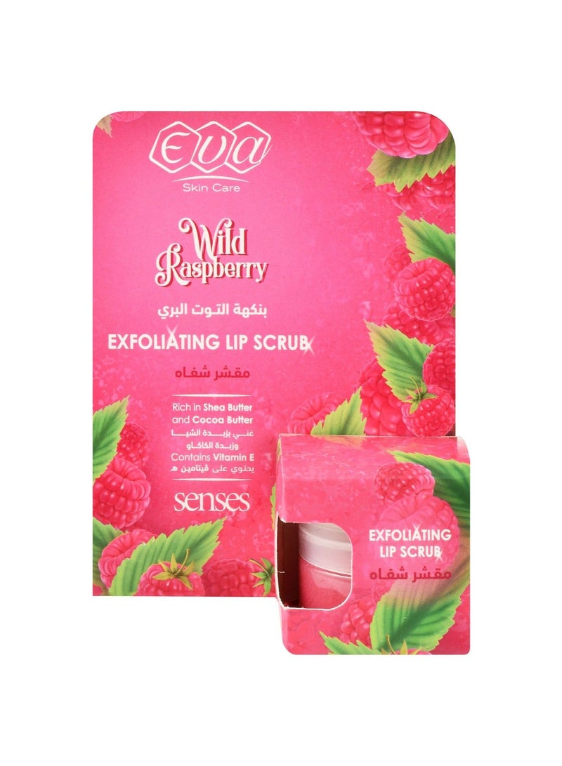 Eva Skin Care Wild Raspberry Exfoliating Lip Scrub 20g